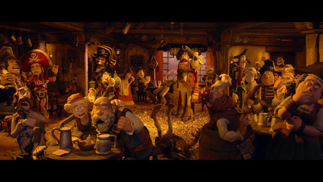 Costume party people holding cups free wallpaper for desktop - medium preview image