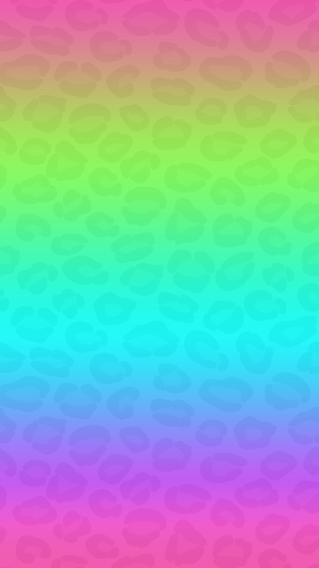 Rainbow background circles black border free wallpaper for mobile - medium preview image