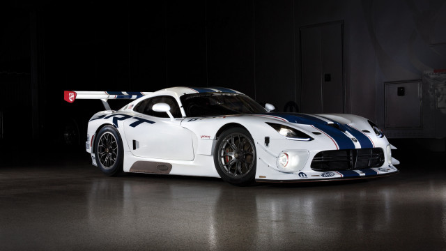White sports car blue stripes free wallpaper for desktop - medium preview image