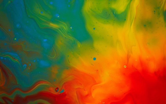 Colorful liquid rainbow swell fiery free wallpaper for desktop - medium preview image