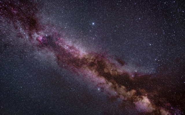 Colorful starry sky bright center free wallpaper for desktop - medium preview image