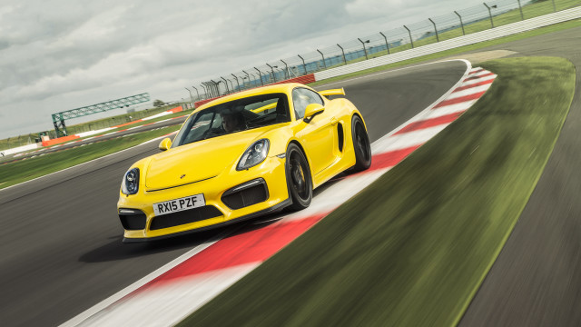 Yellow sports car track cloud free wallpaper for desktop - medium preview image