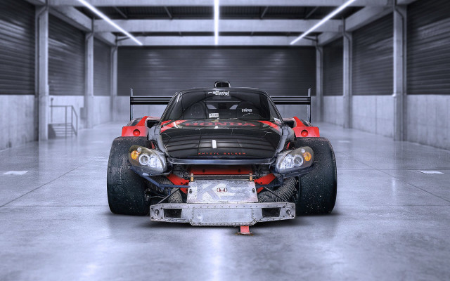 Car bumper garage red brake free wallpaper for desktop - medium preview image