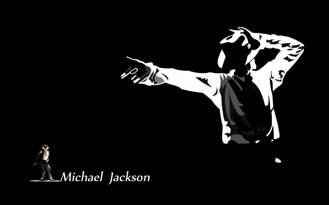 Michael jackson silhouette funk art free wallpaper for desktop - medium preview image