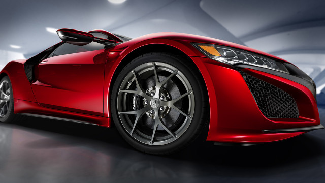 Red sports car studio spotlight #2 free wallpaper for desktop - medium preview image
