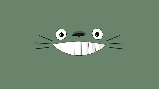 Green cat smile nose derf free wallpaper for desktop - medium preview image