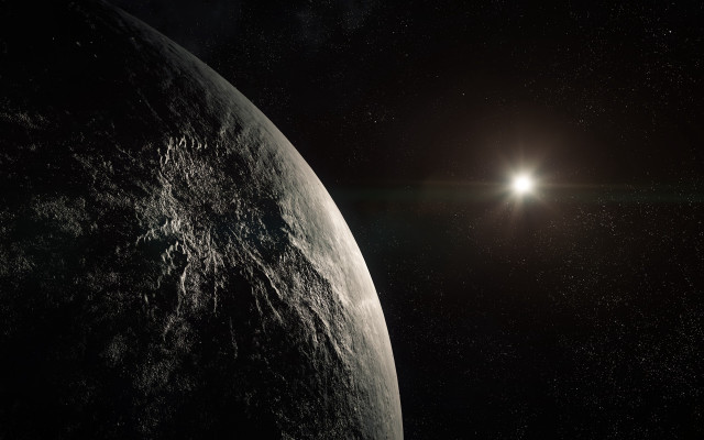 Bright earthlight stars aurora astronaut free wallpaper for desktop - medium preview image