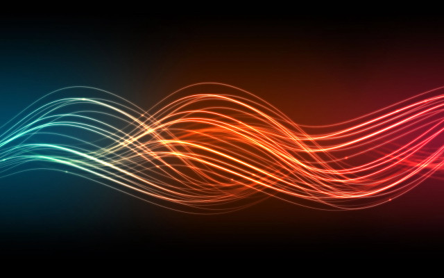 Colorful light wave abstract fireworks free wallpaper for desktop - medium preview image