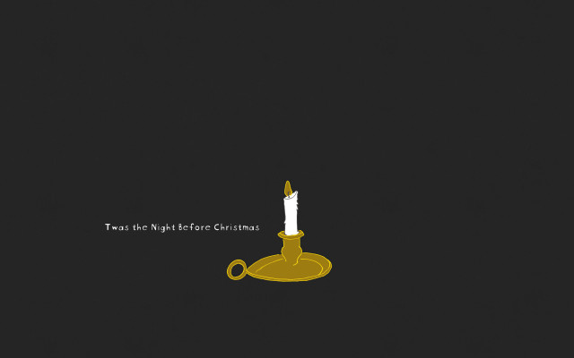 Lit candle black background message free wallpaper for desktop - medium preview image