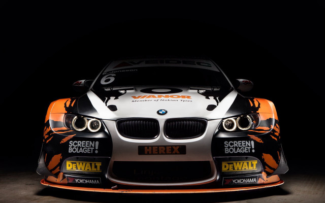 White orange car hood up free wallpaper for desktop - medium preview image