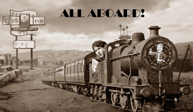 Man standing train track all free wallpaper for desktop - medium preview image