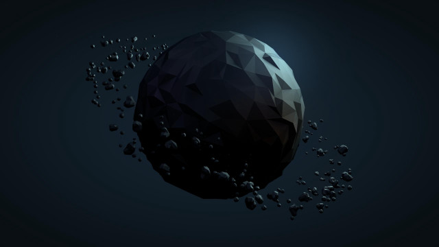 Black bubble dots underwater space free wallpaper for desktop - medium preview image
