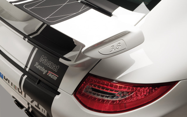 White car black white stripe #2 free wallpaper for desktop - medium preview image