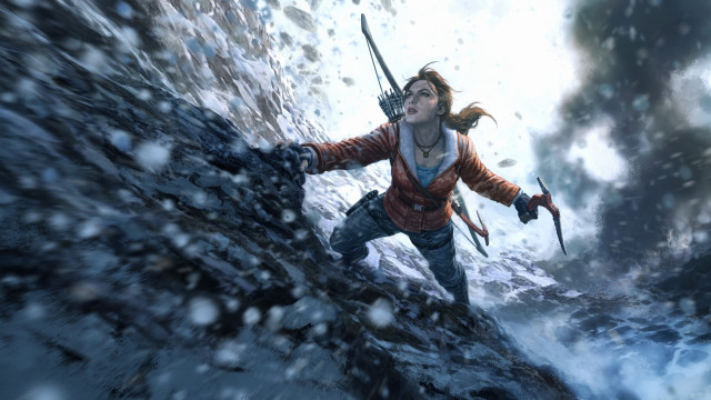 Woman mountain snow sword ada free wallpaper for desktop - medium preview image