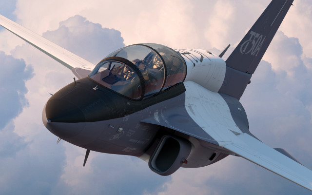 Fighter jet cloudy sky pilot #3 free wallpaper for desktop - medium preview image