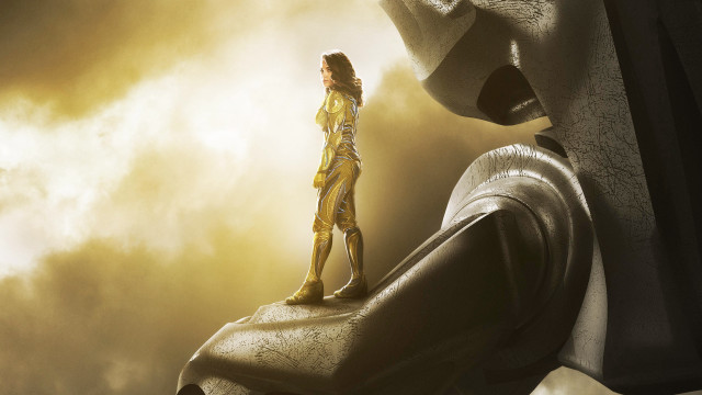 Yellow suit man rock hand free wallpaper for desktop - medium preview image