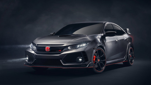 Grey honda civic red accents free wallpaper for desktop - medium preview image