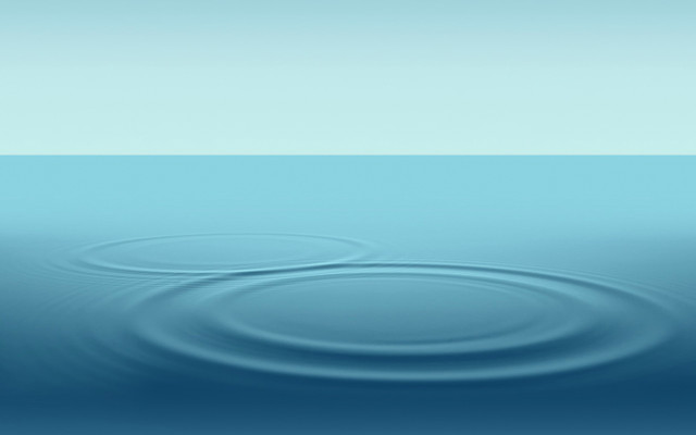 Blue water ripples sky minimalism free wallpaper for desktop - medium preview image