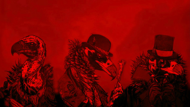 Birds hats coats gothic comic free wallpaper for desktop - medium preview image