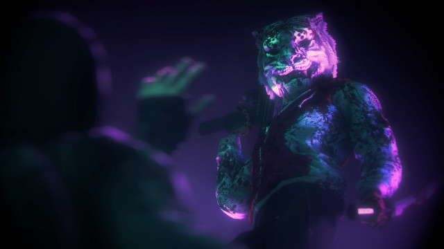 Furry man microphone solo glowing free wallpaper for desktop - medium preview image