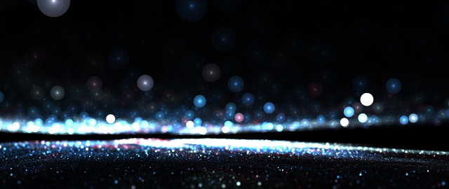 Blurry dark background lights stars free wallpaper for desktop - medium preview image