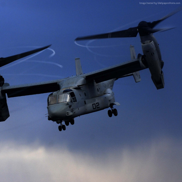Military plane cloudy sky propeller free wallpaper for tablet - medium preview image