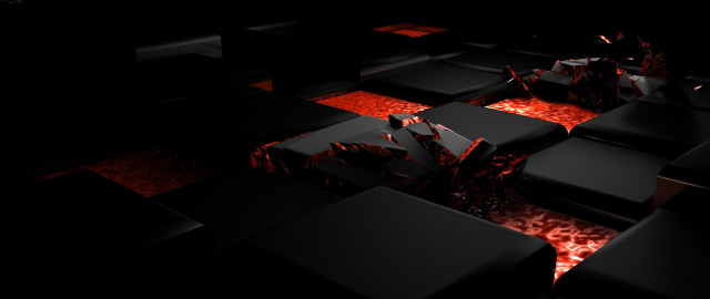 Black red abstract light center free wallpaper for desktop - medium preview image