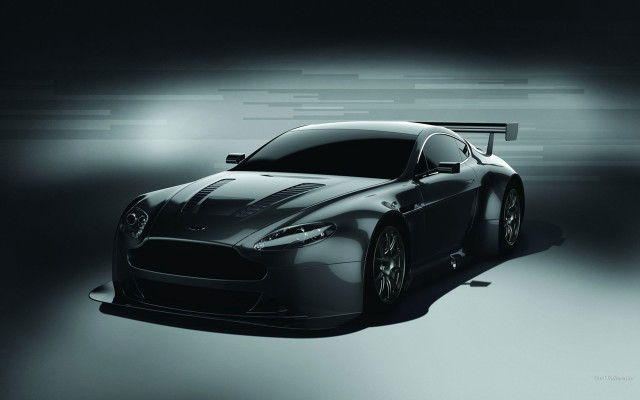 Black sports car dark room #39 free wallpaper for desktop - medium preview image