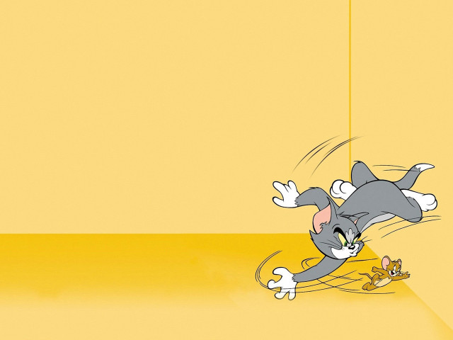 Cartoon swinging cat dog loony free wallpaper for desktop - medium preview image
