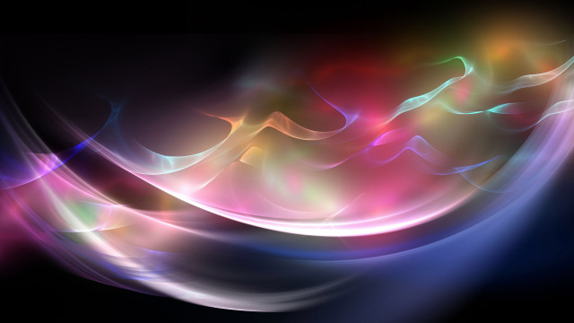 Colorful abstract black background swirl free wallpaper for desktop - medium preview image