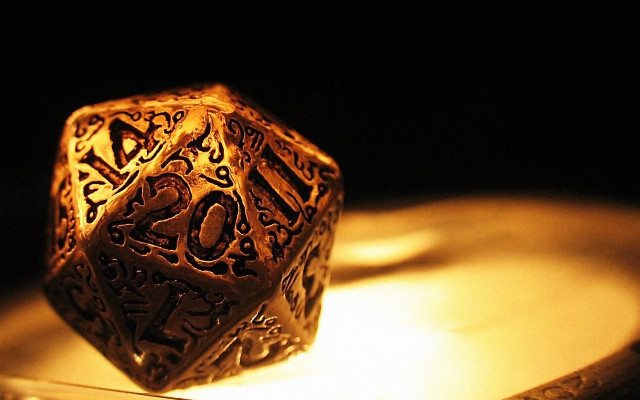 Golden dice table candleholder mirror free wallpaper for desktop - medium preview image