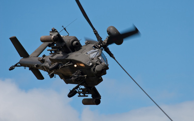 Helicopter rope blue sky military free wallpaper for desktop - medium preview image