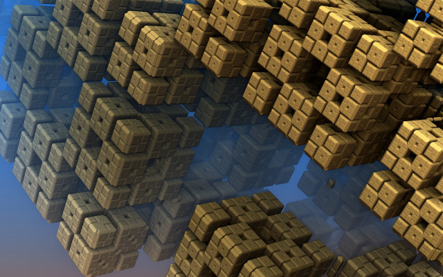 Cubes brick pattern honeycomb ruins free wallpaper for desktop - medium preview image