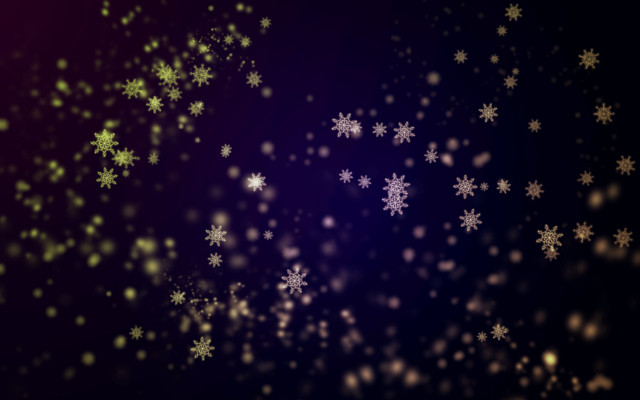 Blurry snowflakes red light christmas free wallpaper for desktop - medium preview image