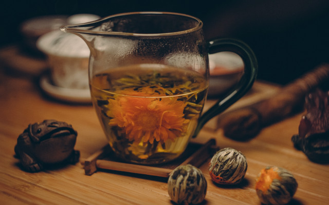 Tea flower spices stilllife spoon free wallpaper for desktop - medium preview image