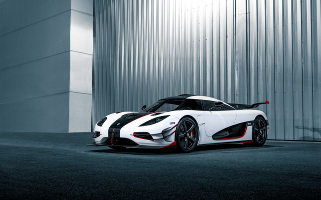 White black sports car garage #6 free wallpaper for desktop - medium preview image