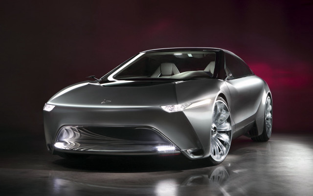 Silver car dark room red free wallpaper for desktop - medium preview image