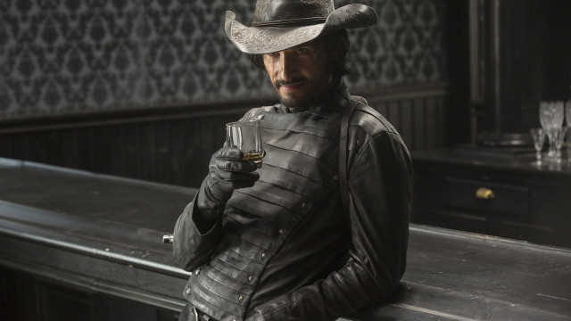 Cowboy man wine bar black free wallpaper for desktop - medium preview image