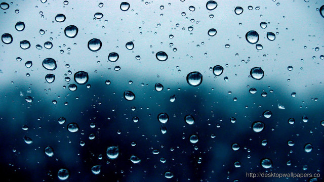 Window rain drops sky trees free wallpaper for desktop - medium preview image