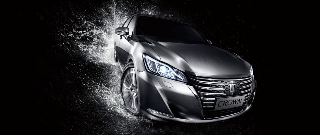 Car splash water night starry free wallpaper for desktop - medium preview image