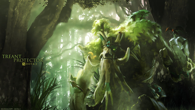 Creature forest man costume woman free wallpaper for desktop - medium preview image