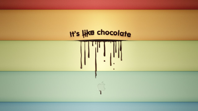 Chocolate drip sign popart colorful free wallpaper for desktop - medium preview image
