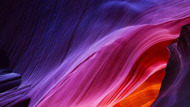 Colorful rock formation red purple free wallpaper for desktop - medium preview image