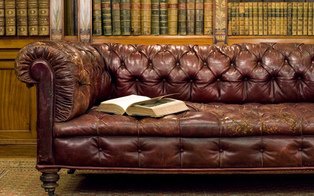 Book leather couch library arts free wallpaper for desktop - medium preview image