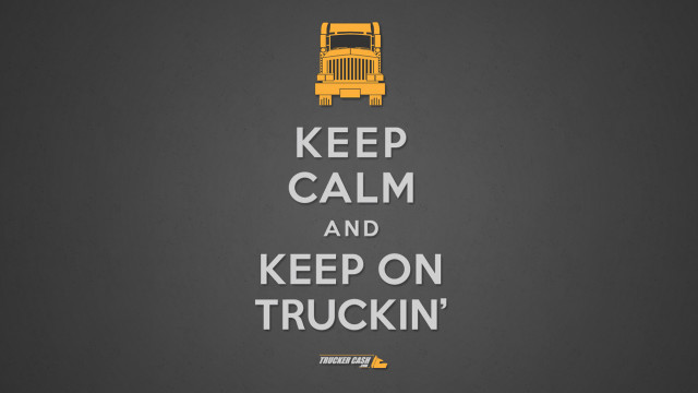 Yellow truck keep calm cross free wallpaper for desktop - medium preview image