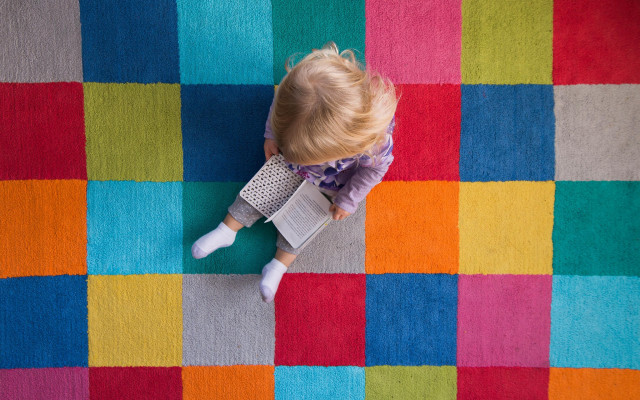 Toddler colorful rug book argyle free wallpaper for desktop - medium preview image
