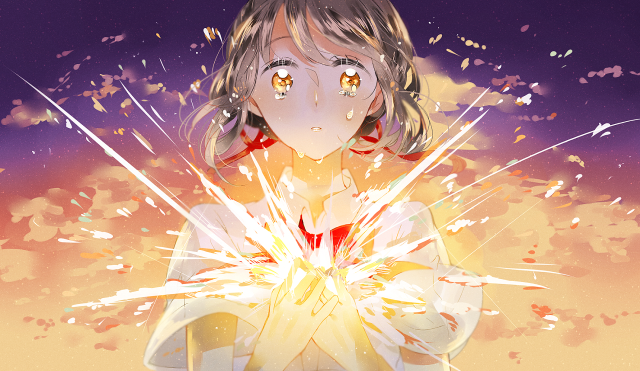 Girl red bow white object free wallpaper for desktop - medium preview image