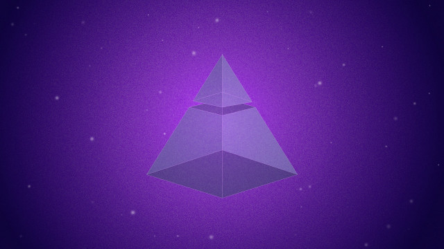 Purple pyramid starry sky fireworks free wallpaper for desktop - medium preview image