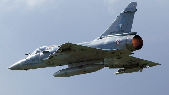 Fighterjet blue sky clouds redlight free wallpaper for desktop - medium preview image