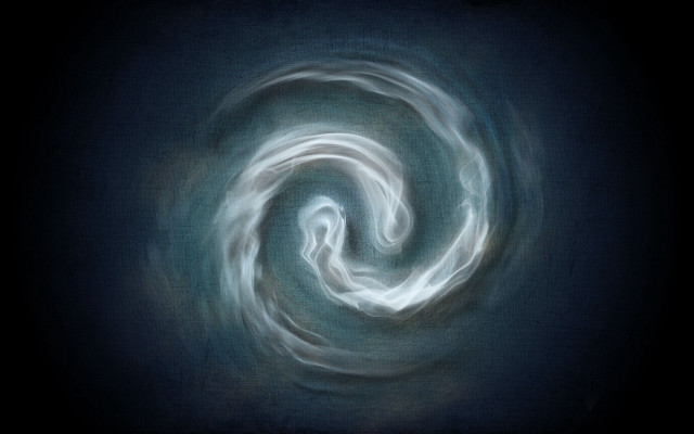 White blue swirls dark sky free wallpaper for desktop - medium preview image